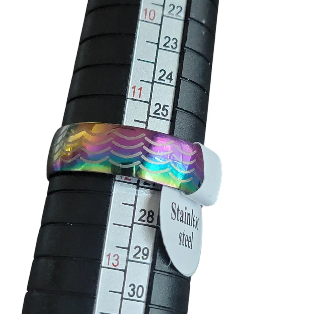 Colorful Stainless Steel Ring